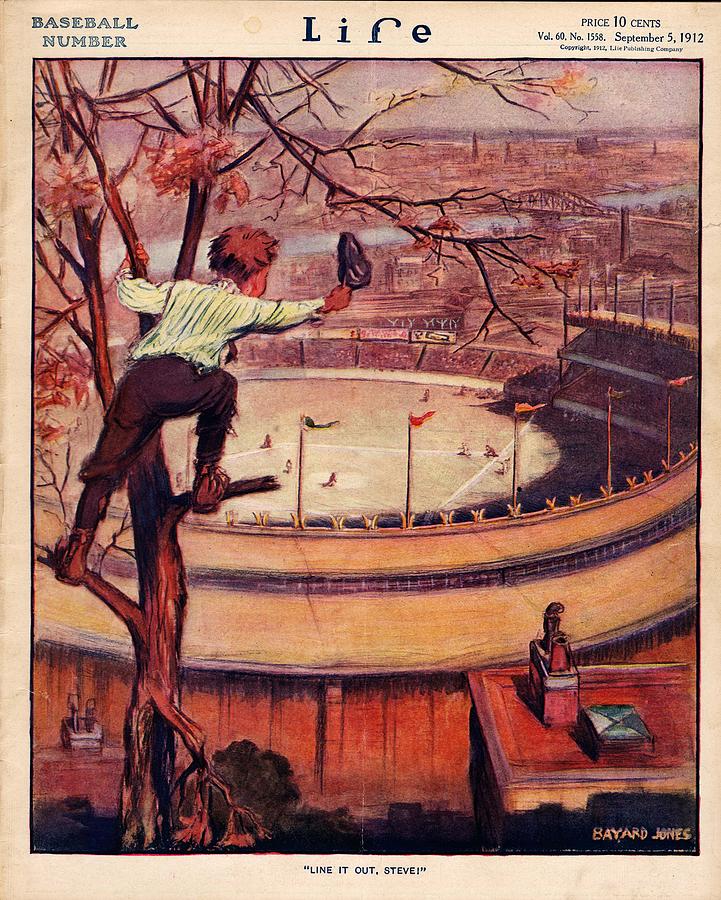 Polo Grounds Cover Life Magazine Cover 1912 Photograph by Transcendental Graphics