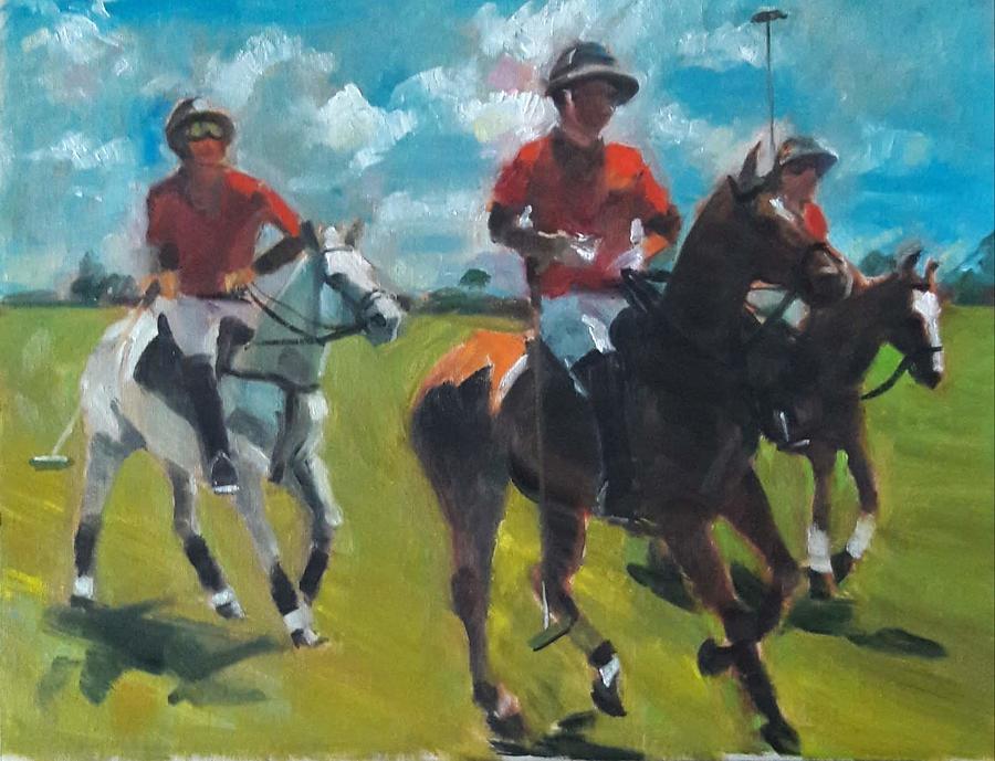Polo Start 2 Painting by Kaytee Esser