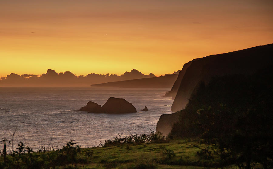 Pololu Cliffs at Sunrise Photograph by Rich Isaacman