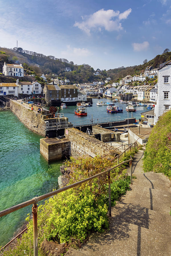 Polperro Steps Photograph by Jim Monk - Pixels