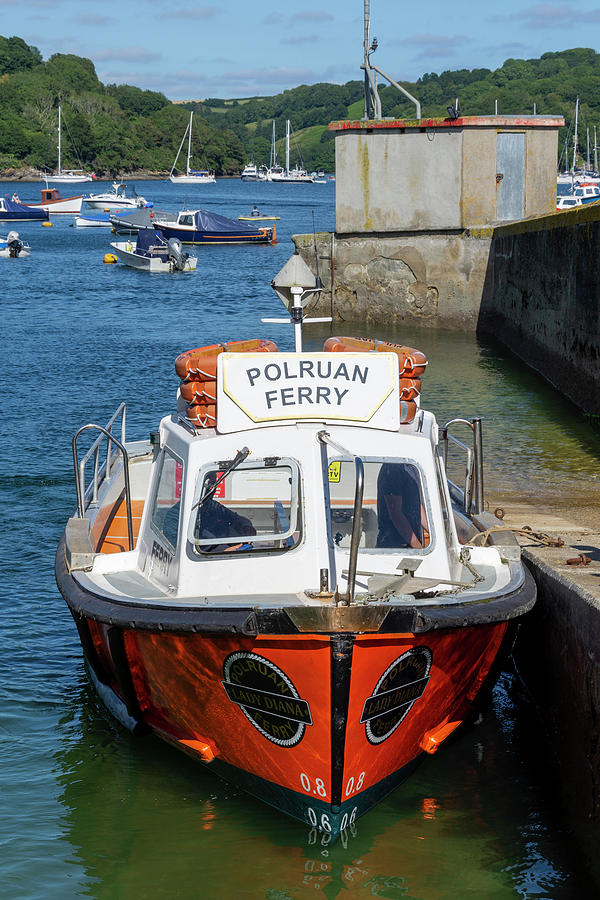 Polruan Ferry Photograph by Steev Stamford