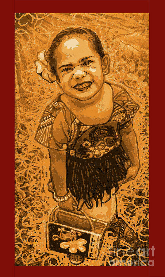 Polynesian Princess Digital Art