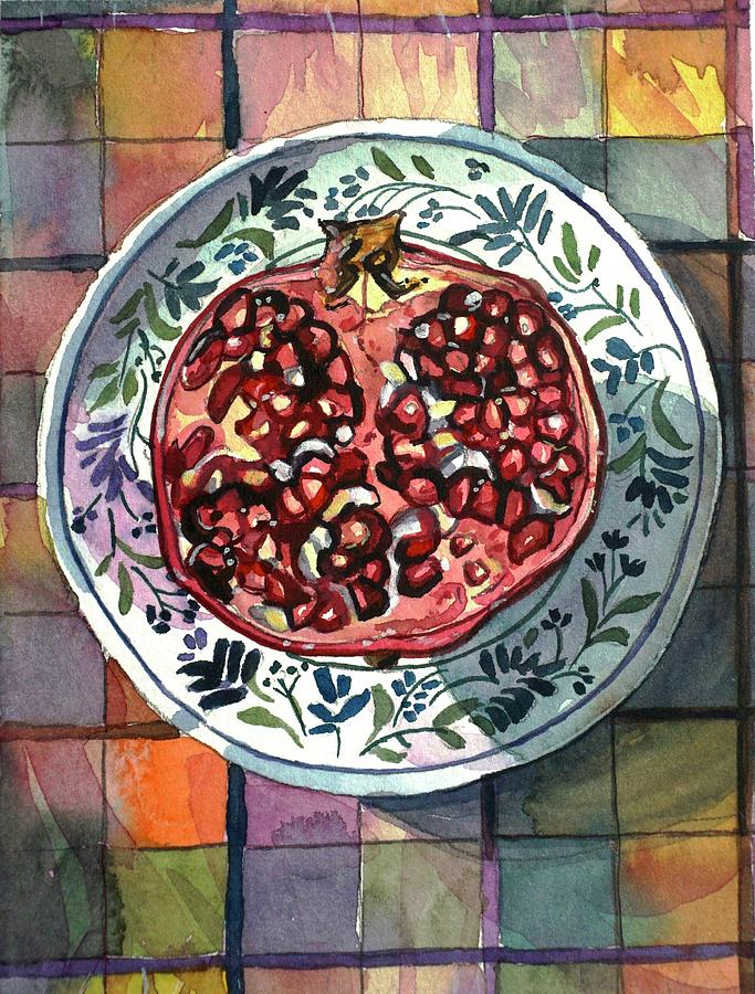 Pomegranate Delight Painting