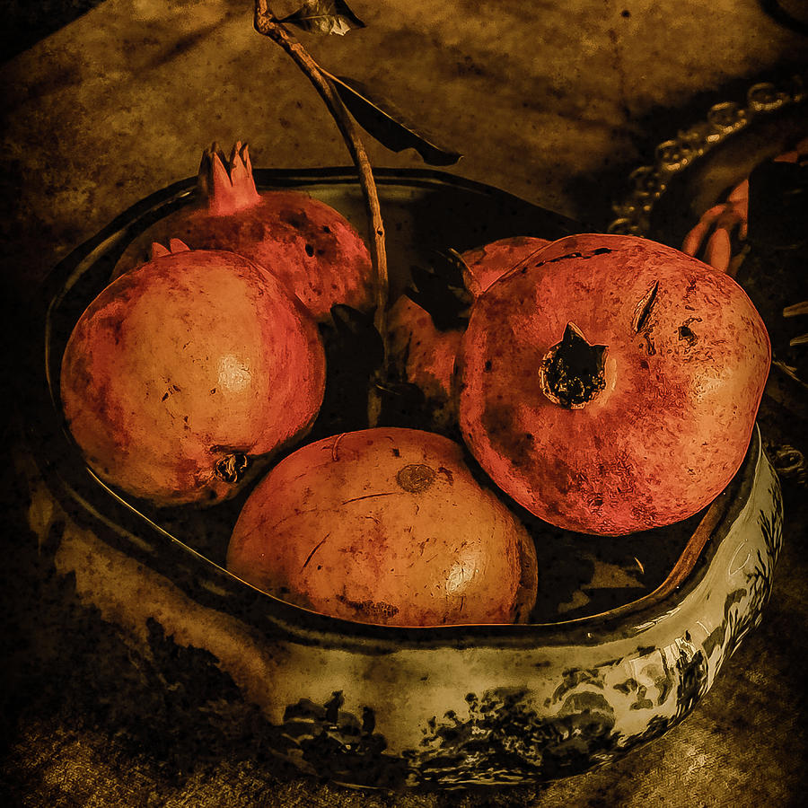 Pomegranates Photograph by Mark Forte