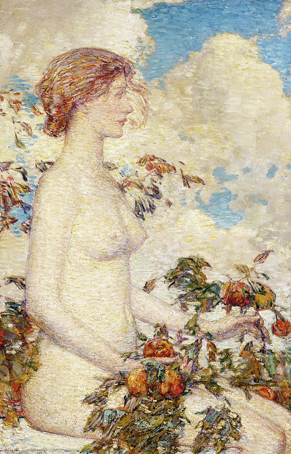 Pomona Painting by Childe Hassam