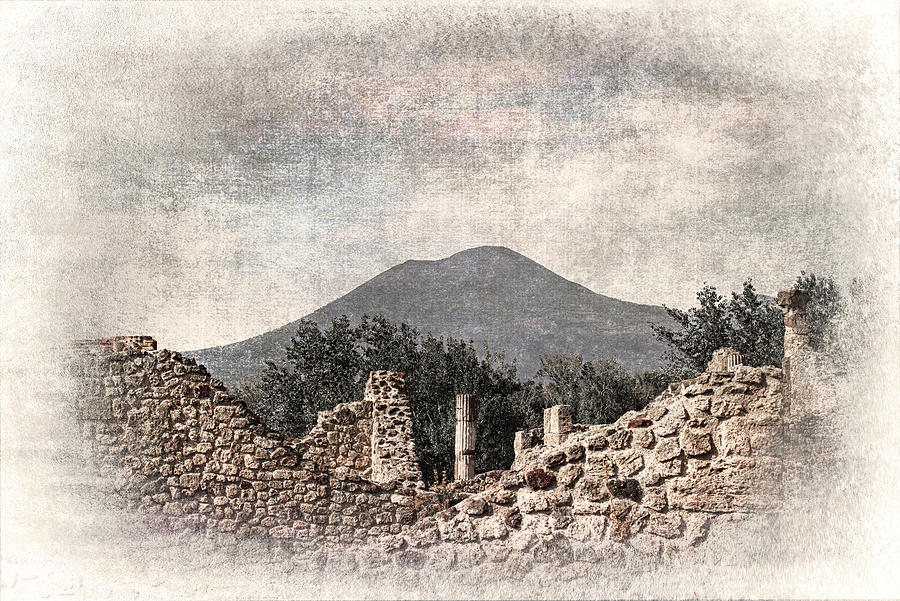 Pompeii-mt Vesuvius Photograph