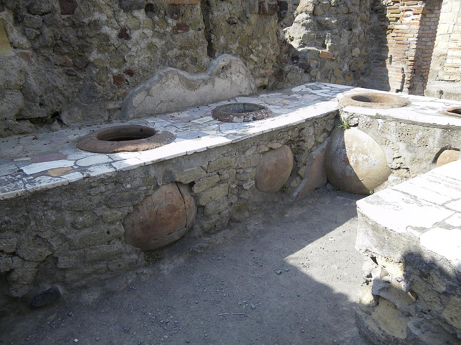 Pompeii thermopolium Photograph by Lisa Mutch