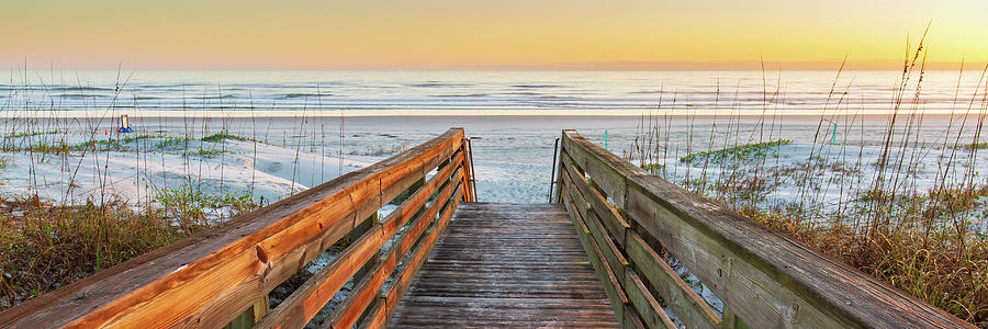 Daytona Beach Photograph - Ponce de Leon Inlet Beach Path by Stefan Mazzola