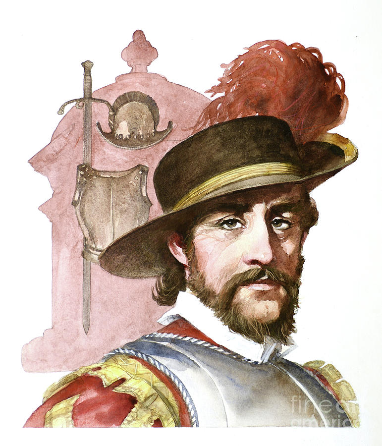 Ponce De Leon Painting by Tom McNeely