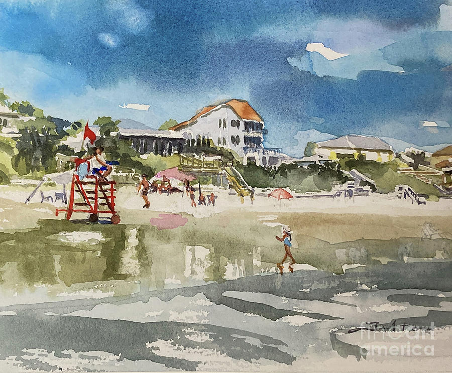 Ponce Inlet 4-21-21 Painting by Julianne Felton