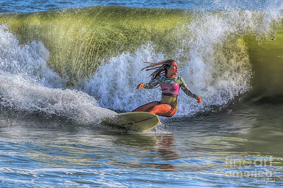 Ponce Inlet Surfer 1 Photograph by Deborah Benoit