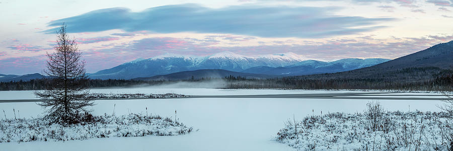 Pondicherry Pastel Alpenglow Panorama Photograph by White Mountain Images