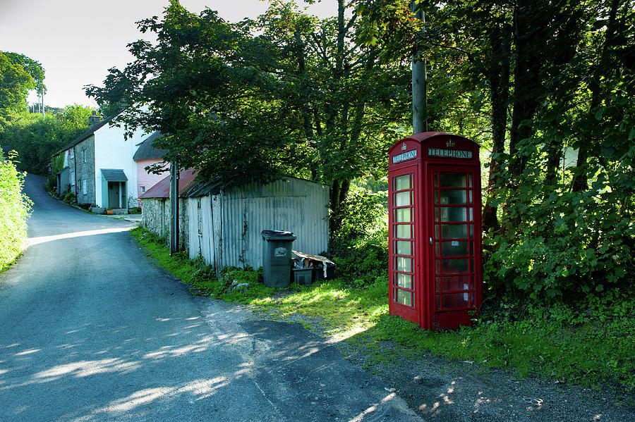 Ponsworthy Red Telephone Box Dartmoor Photograph