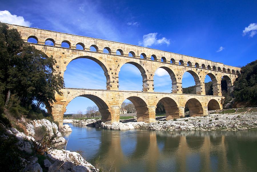 Pont du Gard Photograph by Devgnor