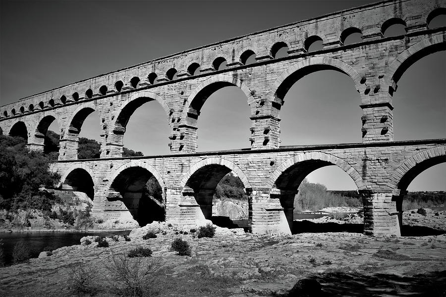 Pont du Gard France Photo 98 Photograph by Lucie Dumas