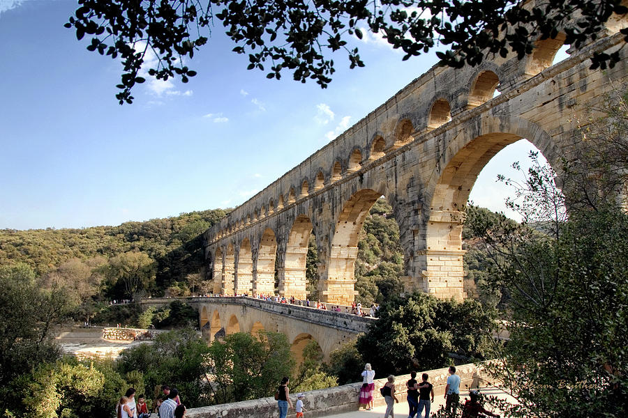Pont du Gard Photograph by William Beuther