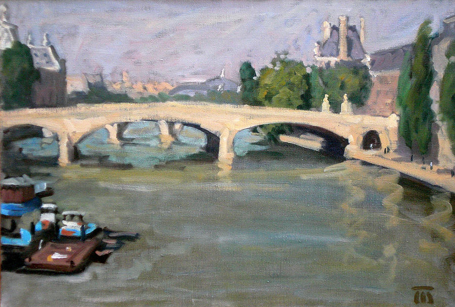 Edward Hopper Painting - Pont du Louvre by Thor Wickstrom