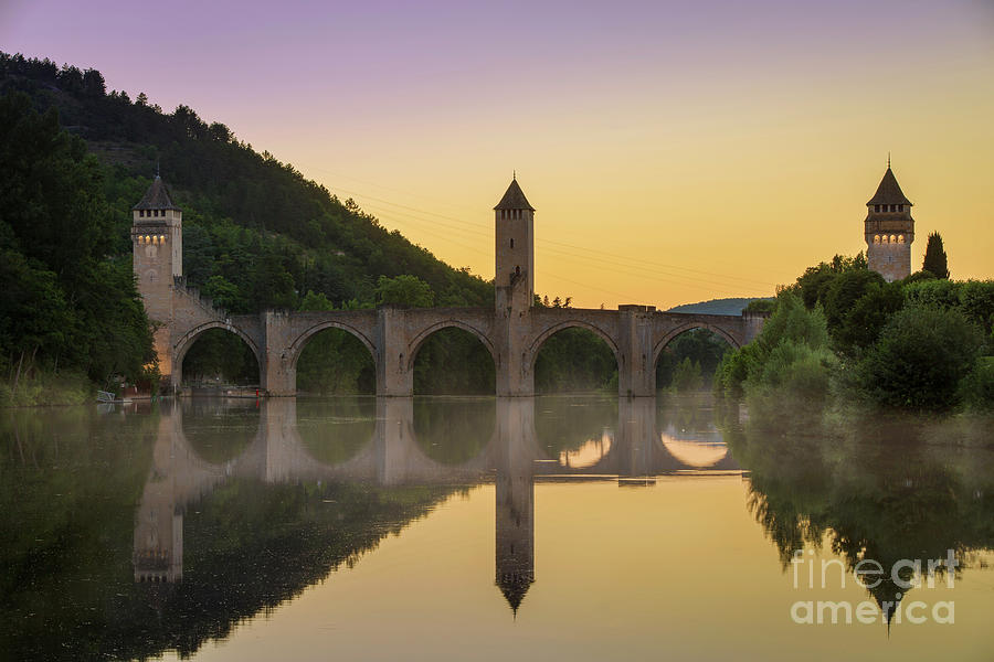 Bridge Photograph - Pont Valentre - Cahors by Brian Jannsen
