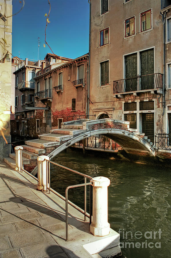 Ponte Chiodo Nail Bridge - Venice - Italy Photograph by Paolo Signorini