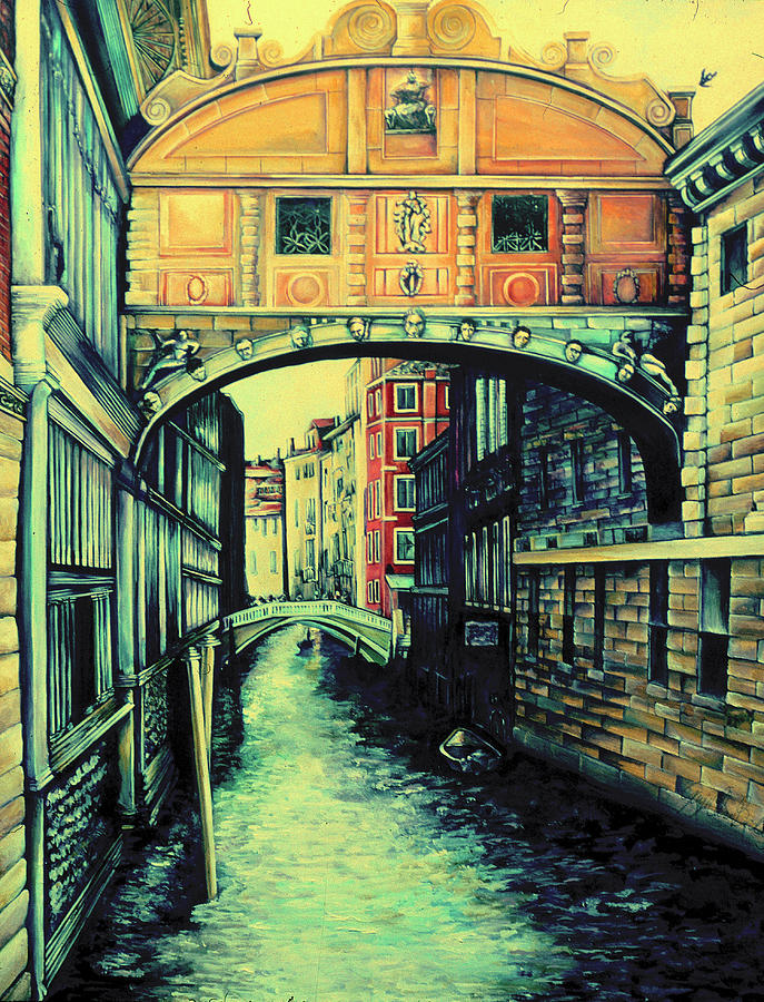 Ponte dei Sospiri Painting by Gaye Elise Beda