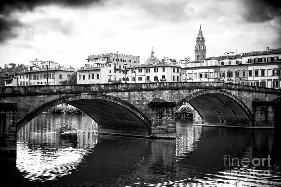 Ponte Santa Trinita Drama in Florence Photograph by John Rizzuto