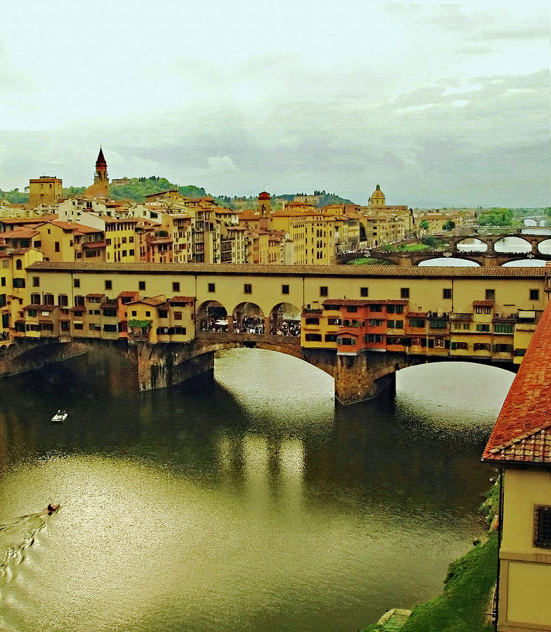 Ponte Vecchio Photograph - Ponte Vecchio 2 by Ellen Henneke