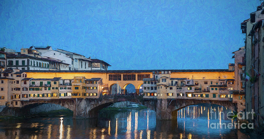 Ponte Vecchio, Florence Photograph by Liz Leyden