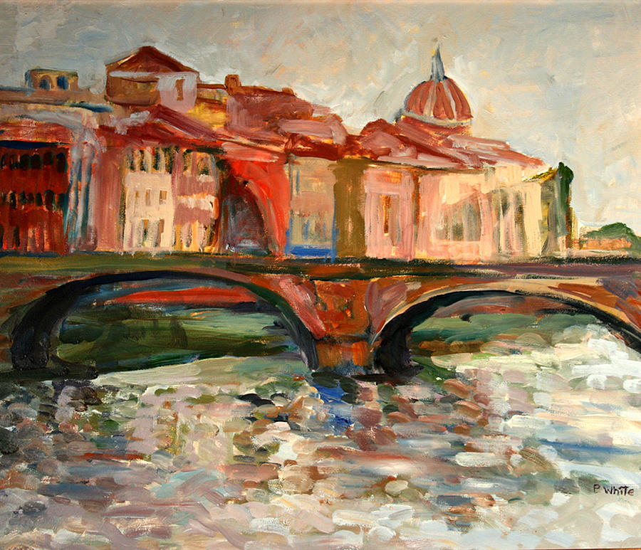 Ponte Veccio Painting by Pat White