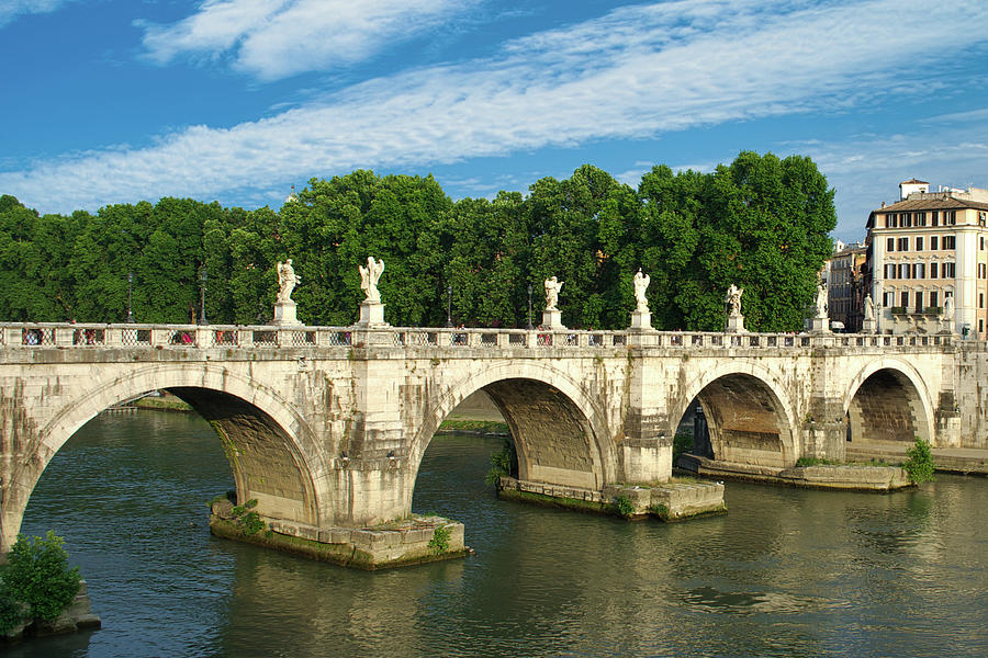 Ponte Vittorio Emanuele II Photograph by Matthew DeGrushe