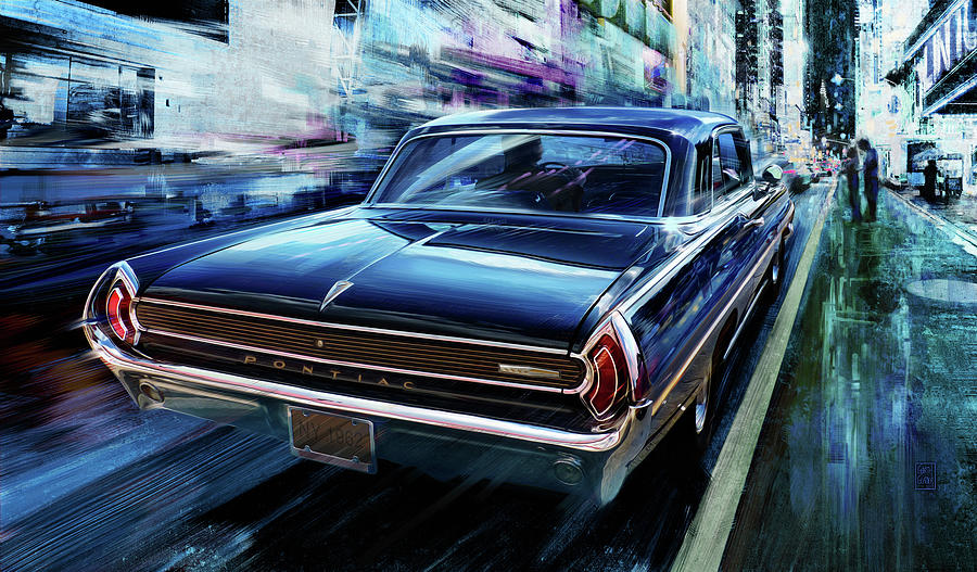 Pontiac 1962 Grande Prix Special Edition Digital Art