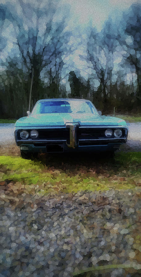 Pontiac American Muscle  Painting by Vintage Collectables