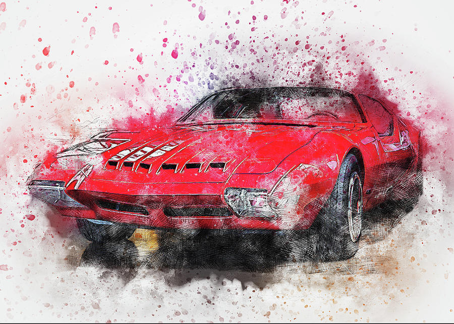 Pontiac Car Drawing by Leith Huber - Fine Art America