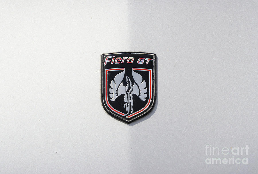Pontiac Fiero Gt Emblem 8279 Photograph