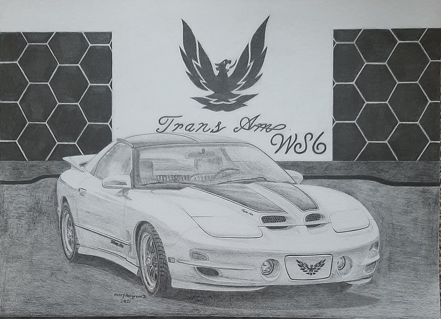 Pontiac Firebird Trans Am Drawing - Pontiac Trans Am by Henry Hargrove Jr