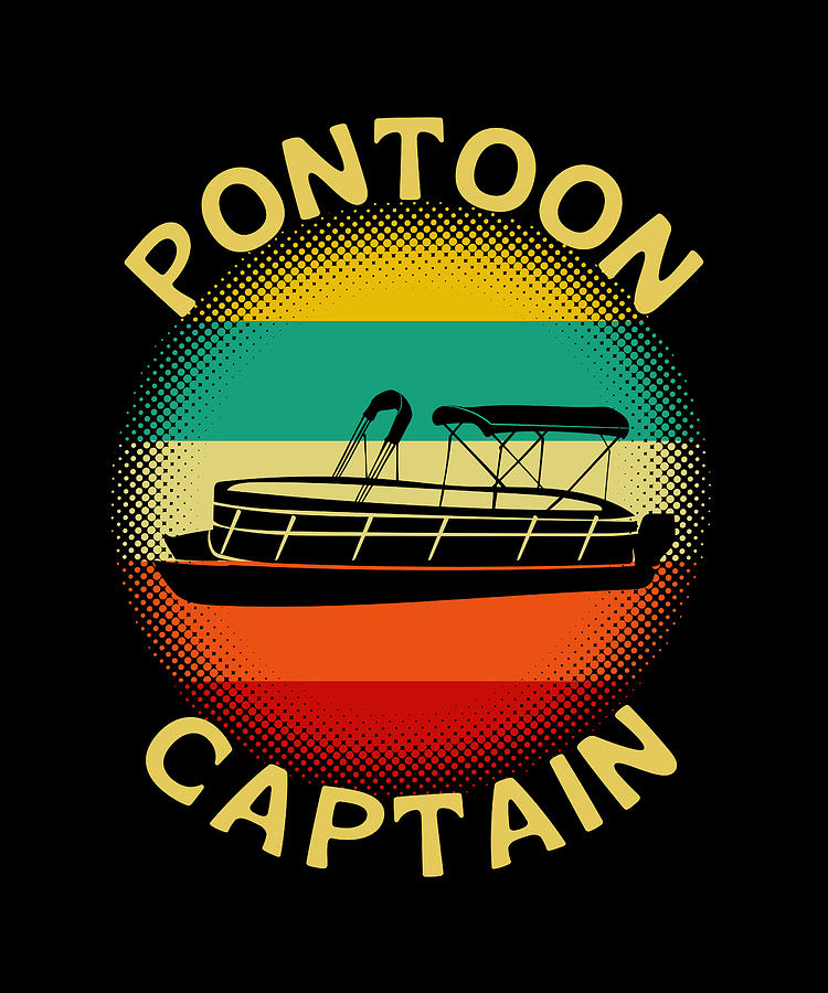  Pontoon Boat Gifts Pontoon Captain Awesome Pontoon Humor : Cell  Phones & Accessories