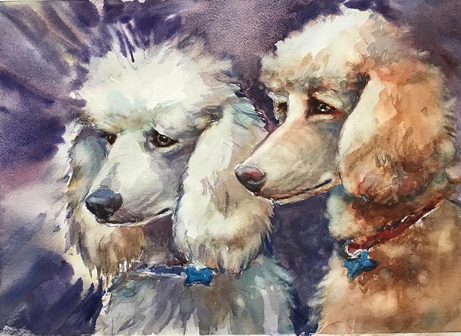 Poodlelucious  Painting by Judith Levins