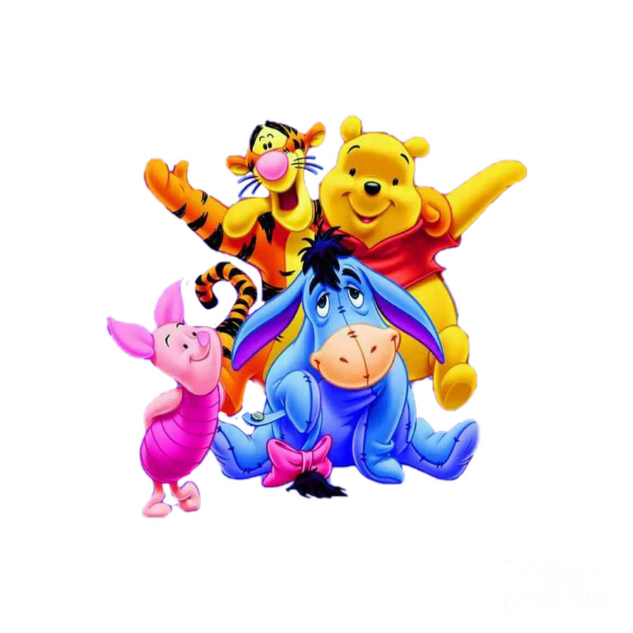 Pooh Love Friends Drawing by Halim Halim - Fine Art America