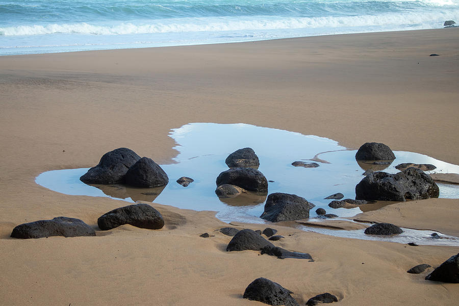Beach Photograph - Pool of Reflection by Tony Spencer