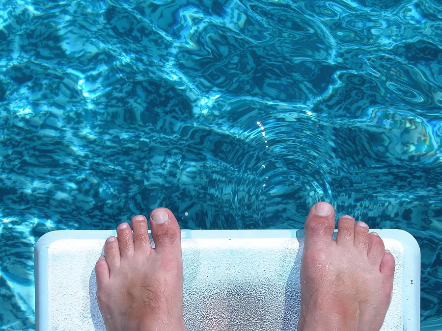 Pool Toes Photograph by Gmnicholas