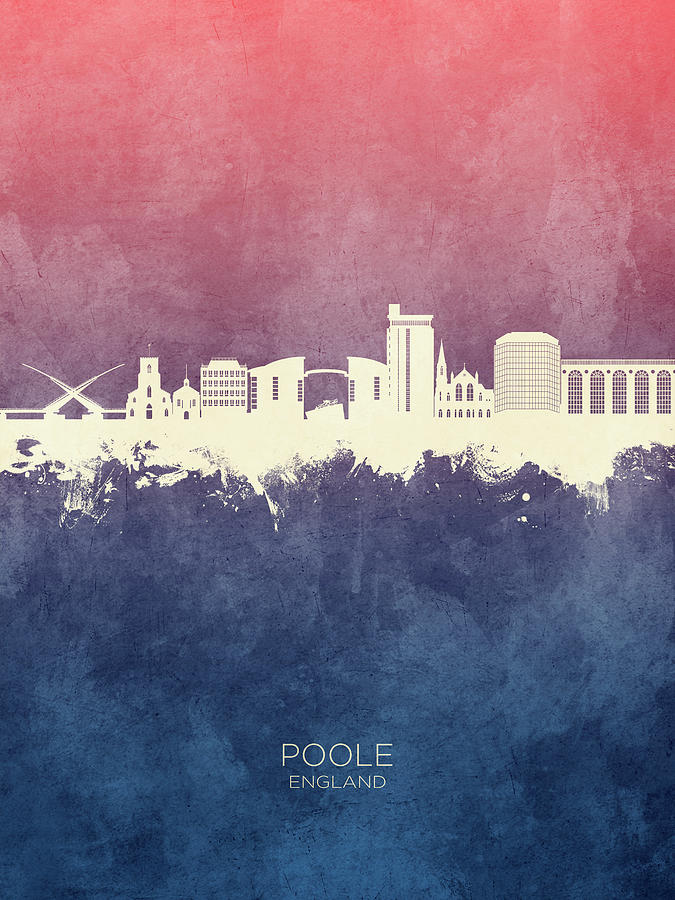 Poole England Skyline #10 Digital Art by Michael Tompsett
