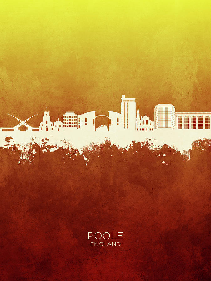 Poole England Skyline #13 Digital Art by Michael Tompsett