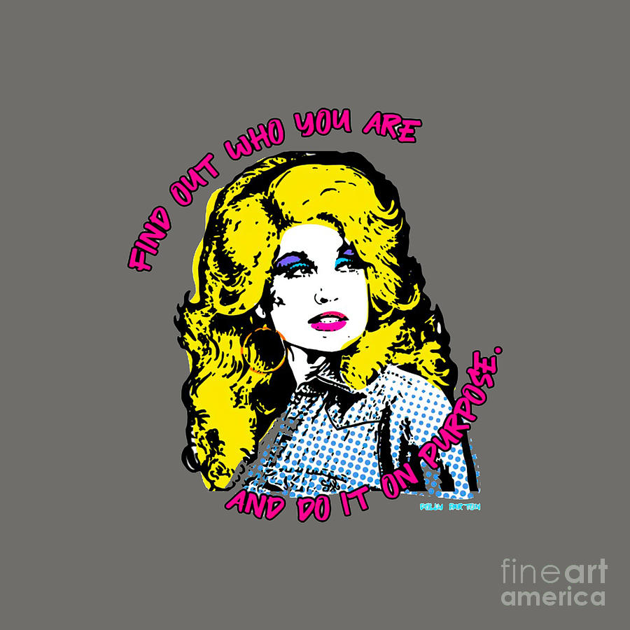 Pop Art Dolly Parton Drawing by Vernon B Vanetten