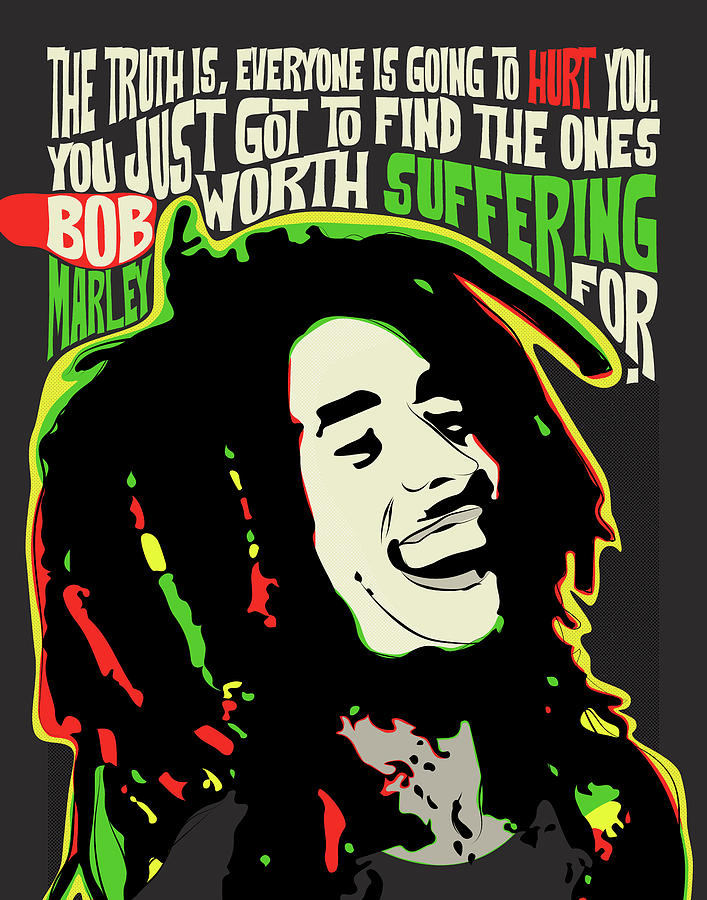 Pop Art Style Portrait of Famous Icons And Their Inspirational Quotes ...