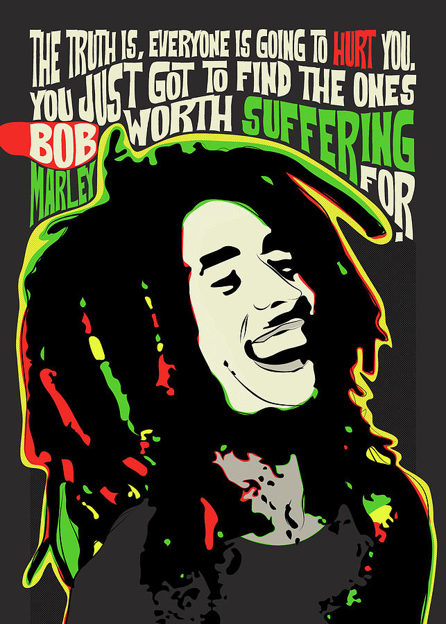 Pop Art Style Portrait of Famous Icons And Their Inspirational Quotes ...