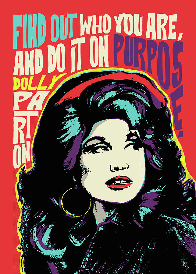 Pop Art Style Portrait of Famous Icons And Their Inspirational Quotes