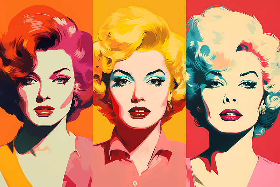 Pop Art Trio Digital Art by Robert Norris - Fine Art America