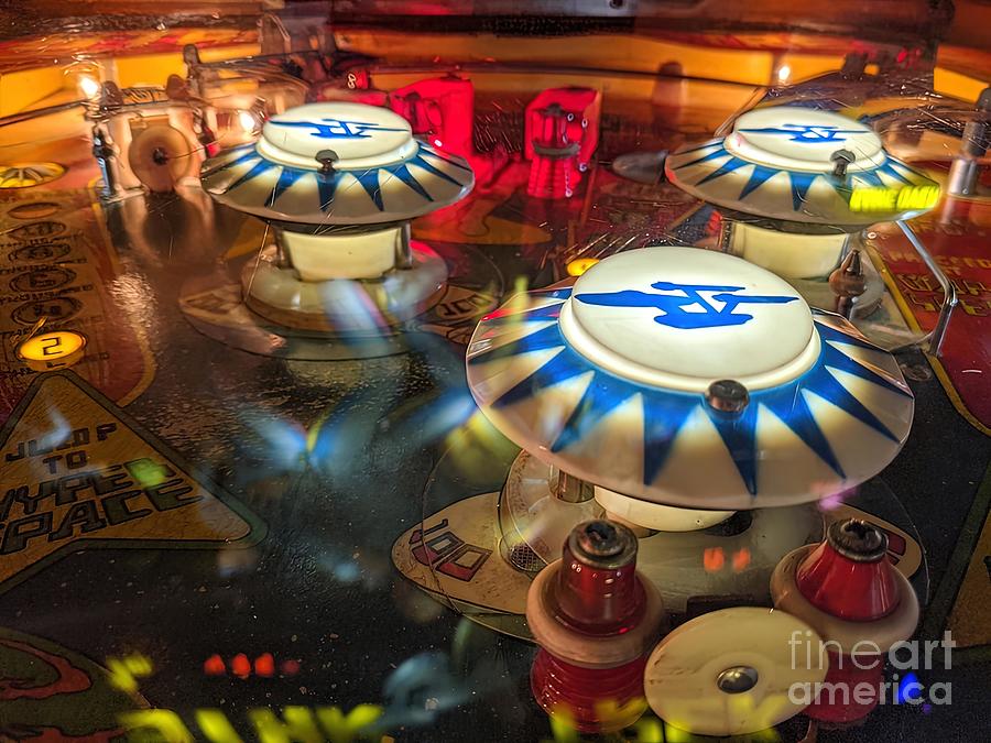 Pop bumpers pinball Painting by Bailey Watson Pixels