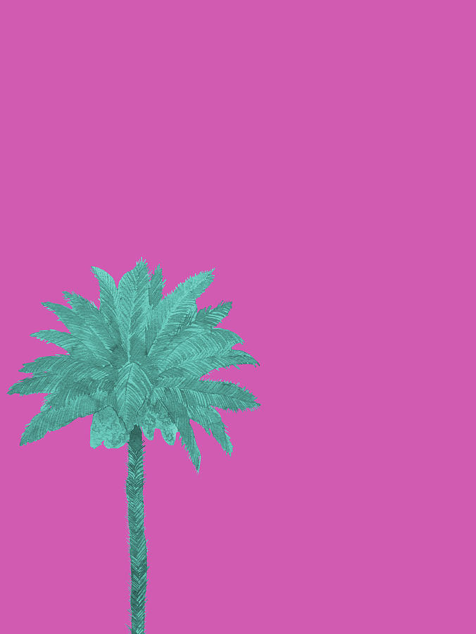 Watercolor Mixed Media - Pop Palm I by Ink Well