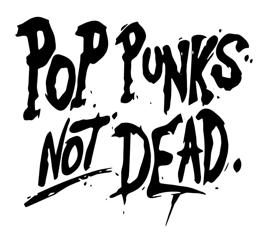 Pop Punks Not Dead Black Digital Art By Aji Zaith Fine Art America