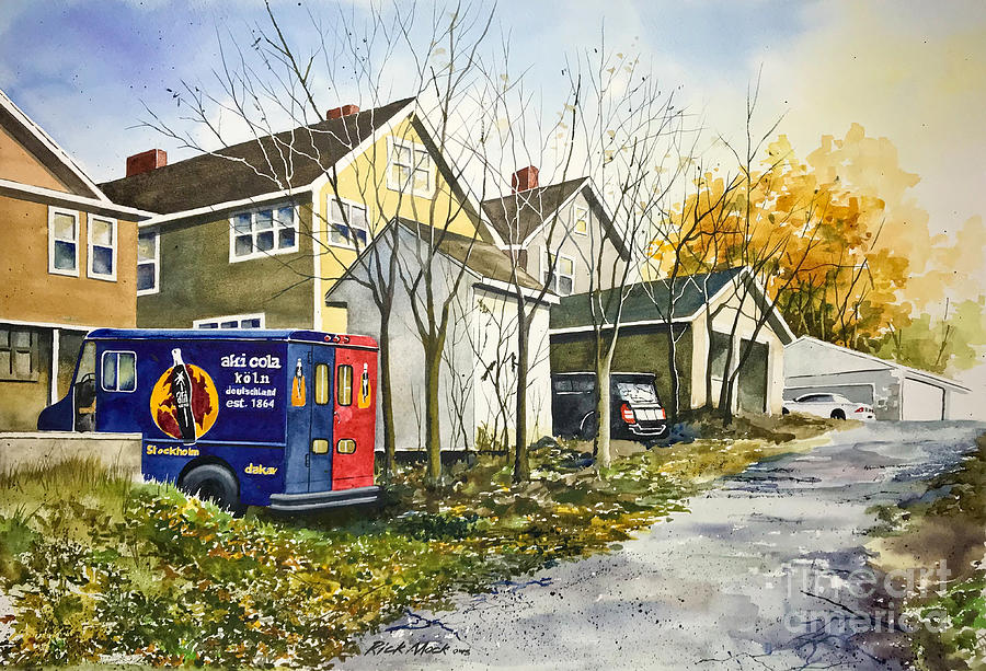 Pop Truck Painting by Rick Mock